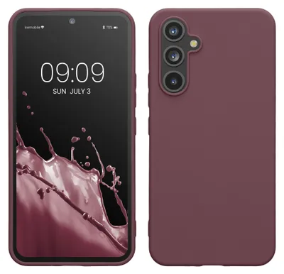 Produktbild von kwmobile Handyhülle für Samsung Galaxy A54 5G Hülle - TPU Case - Kabelloses Laden - Schutzhülle Cover in Grape