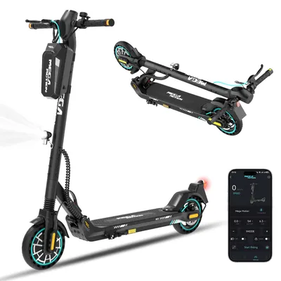 Produktbild von MEGA MOTION E Scooter mit Straßenzulassung, ABE Faltbarer Elektroroller 350W Motor,35 km Reichweite, 7.8 Ah Battery, 8,5 Zoll Vollgummireifen, mit App