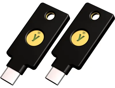 Image de Yubico YubiKey 5C NFC, clé de sécurité, (lot de 2)
