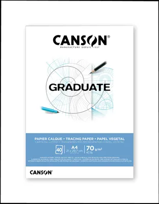 Produktbild von CANSON Graduate Transparentpapier, A4-70 g/m², 40 Blatt