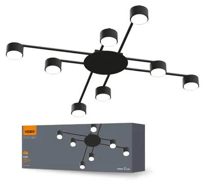 Image de VIDEX plafonnier pour 8xGX53 ampoules VL-SPF22B-B