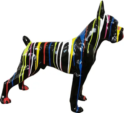 Produktbild von Design Figur Statue Moderne Figuren Dekoration Hund Garten Skulptur Statuen Neu