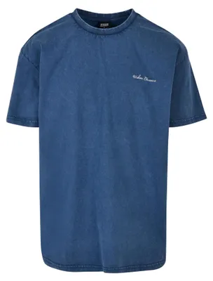 Productafbeelding van Urban Classics - T-shirt voor heren, model TN1558 (maat L), kleur: ruimteblauw