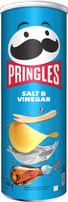 Produktbild von Pringles Salt and Vinegar Crisps 165 gr. - [Pack 3]