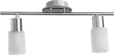 Produktbild von ARTE LAMP Deckenlampe - LED Deckenleuchte - Deckenstrahler mit bronzefarbener Metall-Lampenfassung, Lampenschirm aus weißem Glas - Wohnzimmerlampe Decke.Size:CAVALLETTA 1