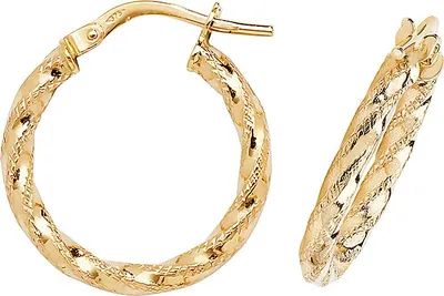 Image de Boucles d'Oreilles Femme Or 375/1000 - 15mm; TRS38423MM15