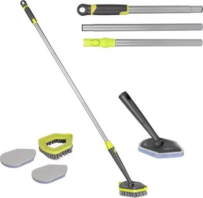 Produktbild von Reinigungsbürste 3-in-1 für Bad und Küche mit 3 Austauschbürsten