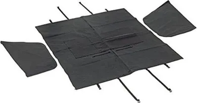 Image de Coussin de siège pour la banquette arrière - Universel - 135 x 148 cm - Noir