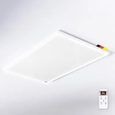 Produktbild von Infrarot-Deckenheizung, 1000 Watt – Mit LED-Beleuchtung – Für den Innenbereich und Büros