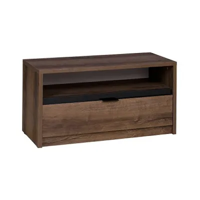 Obrázek produktu pro Televizní stolek 90 cm PEORIA 1 - dub monastery / lesklá černá