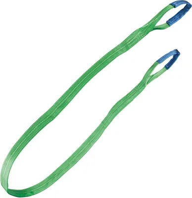 Produktbild von Safetytex Hebeband 2000kg Tragkraft, 1m Länge, Hebeschlinge, grün