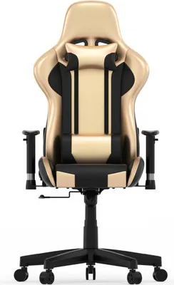Produktbild von Spielestuhl Goldgamer Deluxe - Schreibtischstuhl - Gaming Stuhl - Schwarzgold