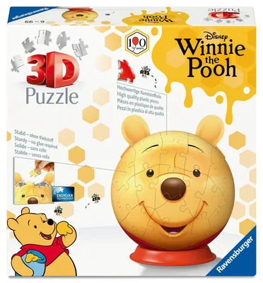 Imagen del producto de Puzzle-bola de Winnie the Pooh con orejas, Ravensburger, modelo 12008070