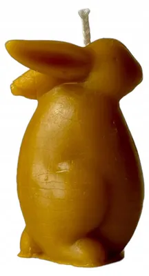 Produktbild von Apimel Osterkerze Hase 100% Bienenwachs Handgefertigt