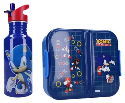 Produktbild von Sonic-Lunchset; Lunchbox und Trinkflasche