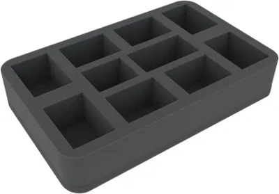 Produktbild von Schaumstoffeinlage für Drukhari Miniaturen – 10 Fächer