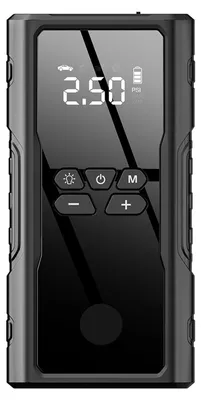 Image de Compresseur d'air portable sans fil, gonfleur de pneus électrique, batterie de démarrage 39 800 mAh avec pompe à air et lampe de secours pour voiture et moto