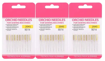 Produktbild von Nähmaschinennadeln - 30 Stück Universal-Set für Haushaltsnähmaschinen - Größen 9/65, 11/75, 12/80, 14/90, 16/100