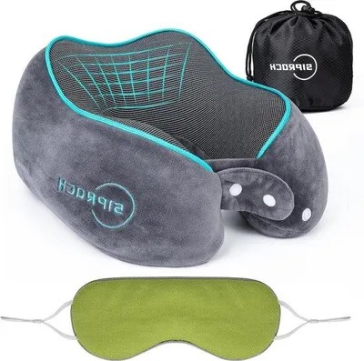Produktbild von Famanu Nackenkissen Ergonomisch - Reisekissen mit anpassbarer Unterstützung