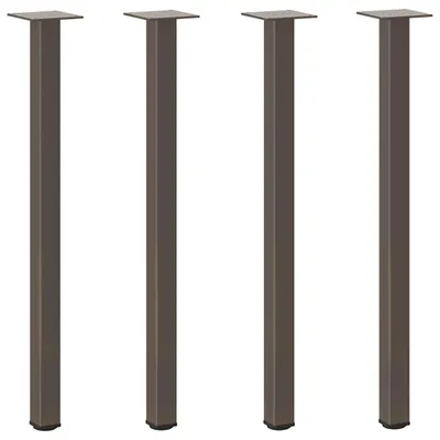 Obrázek produktu pro vidaXL Nohy konzolového stolu 4 ks. Přírodní ocel 72-74 cm Ocel