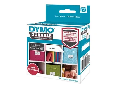 Immagine prodotto di DYMO LW etichette in plastica 25x54mm 160 pz. bianco permanente
