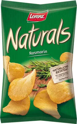 A bag of Lorenz Naturals Rosemary Potato Chips.