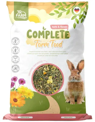 Produktbild von JR Complete Farm Food Herb & Flower Zwergkaninchen, 5 kg