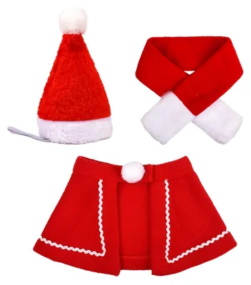 Produktbild von Weihnachtskostümset für Haustiere mit Hut und Schal
