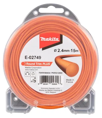 Image de Fil de coupe Orange 2,4mm x 15m rond MAKITA E-02749