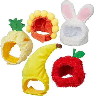 Produktbild von Pieces Pet Niedlicher Hut Katzenhut mit Hasenohren Banane Sonnenblume