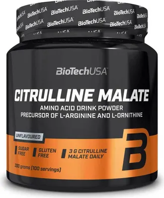 Image de Citrulline - Biotech USA - Citrulline malate (300g) - Saveur Neutre