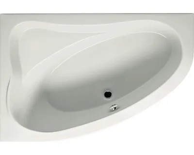 Zdjęcie produktu dla Wanna LYRA 153,5 x 100,5 PRAWA BA67 RIHO Prawa Bez hydromasażu