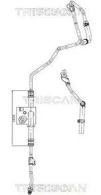 Produktbild von TRISCAN 8516 43003 Servoleitung für HYUNDAI GETZ (TB) von Lenkgetriebe nach Ausgleichsbehälter