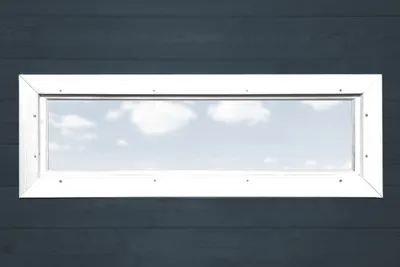 Produktbild von Zusatzfenster 125 x 40 cm weiss B x T x H B 125 x H 40
