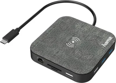 Produktbild von USB-C-Hub, Multiport mit Wireless Charging, 12 Ports