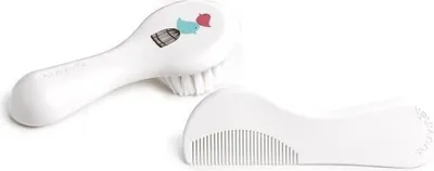Produktbild von Suavinex Set Cepillo-Peine 0m Blanco