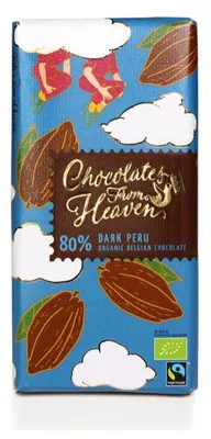 Zdjęcie produktu dla Czekoladki z Nieba -gorzka czekolada Peru 80%, 100g