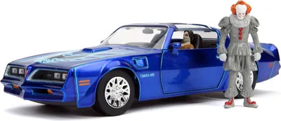 Produktbild von Jada Toys Stephen Kings Es Pontiac Firebird Diecast Modellauto mit Figur JADA31118