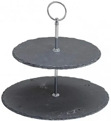 Immagine prodotto di Edco supporto per cupcake in ardesia Supporto per cupcake Piatto da portata 22192