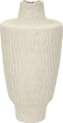 Image de Mauro Ferretti Vase Ombre Ø 29,5x57 cm crème