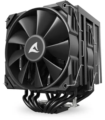 Image de Sharkoon A60 Processor Air cooler 12 cm Black 1 pc(s)