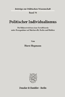Produktbild von Politischer Individualismus.