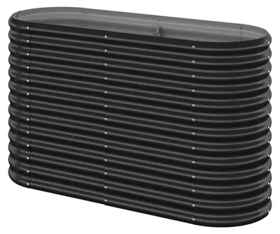Produktbild von Hochbeet aus pulverbeschichtetem Stahl für Garten, Balkon und Terrasse