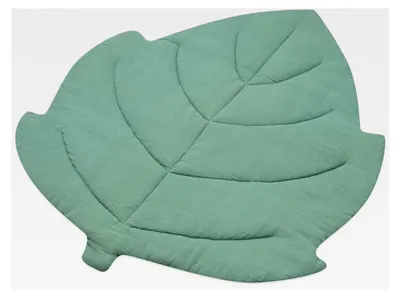 Produktbild von Musselin Spieldecke Blatt Mint