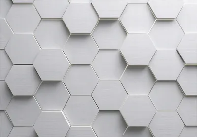 Produktbild von Fototapete Jungen Gaming Hexagone - 300x210 cm - Vliestapete Kinderzimmer -  Fototapete Grau - 15923VX6