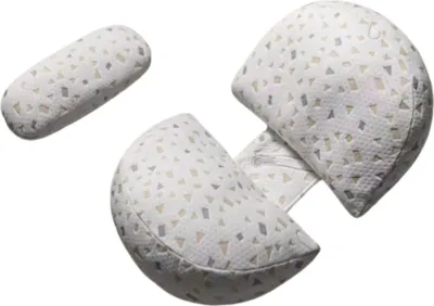 Immagine prodotto di Opulence Cuscino ergonomico per la gravidanza - Forma ad H - Cuscino per il corpo regolabile - Cuscino laterale - Cuscino per l'allattamento - Per la posizione laterale - Grigio