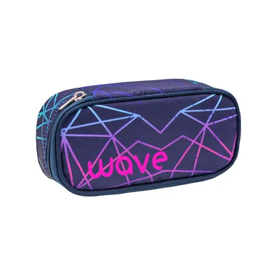 Produktbild von Schlamperbox für Kinder Federtasche "Stripes Purple" Federmappe