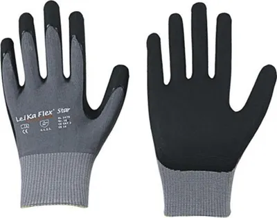 Produktbild von Leipold Feinstrickhandschuh "LeiKaFlex-Star" PolyurethanBeschichtung Gr. 9 Nr. 1486 001486-9