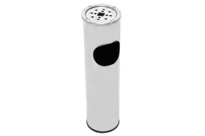Produktbild von Edelstahl Standaschenbecher 54 cm Aschenbecher Mülleimer Ascher Standascher