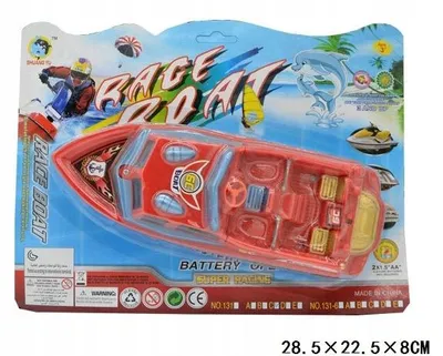 Imagen del producto de Gazelo Toys: Barco de juguete con motor eléctrico, fabricado en plástico, de varios colores